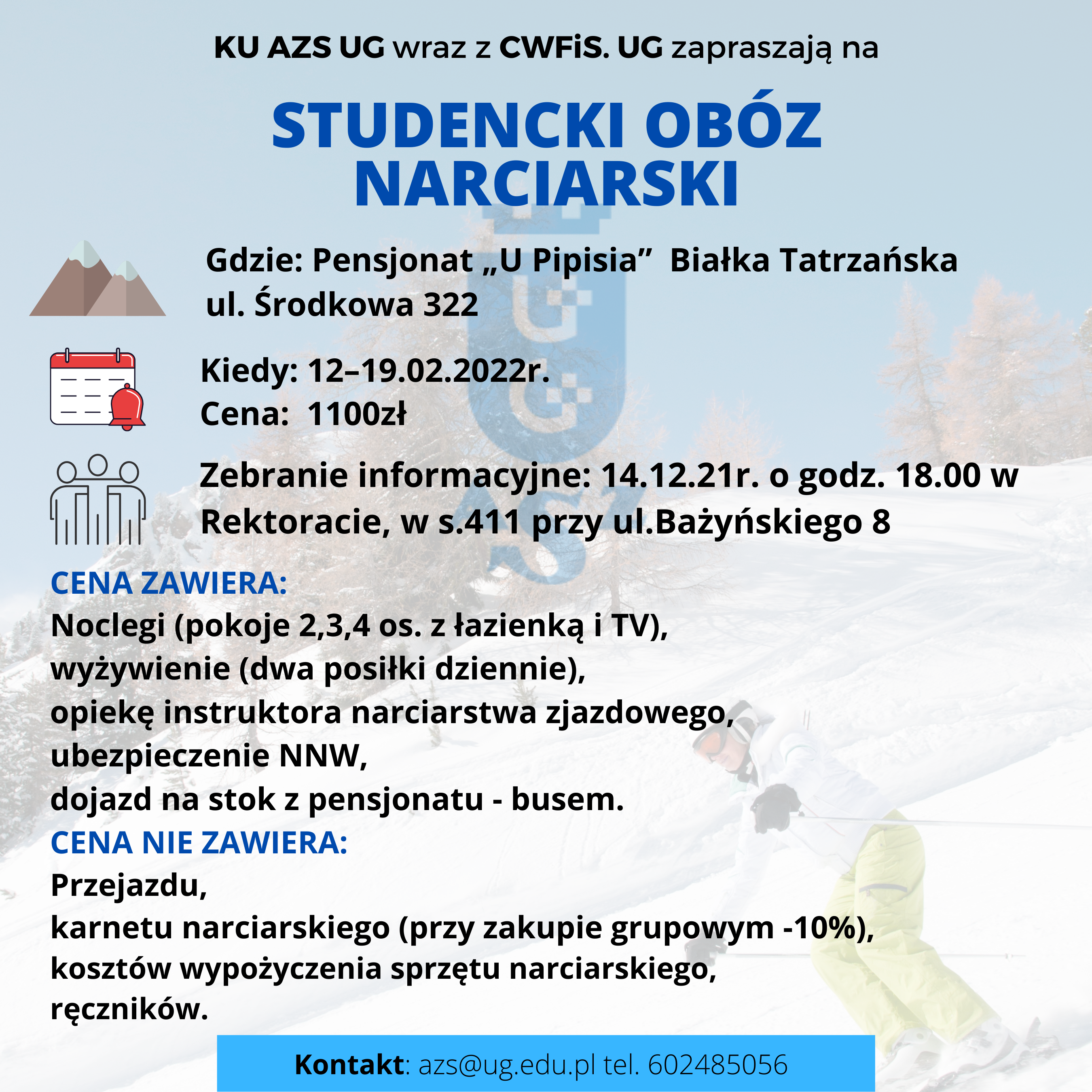 Studencki obóz narciarski