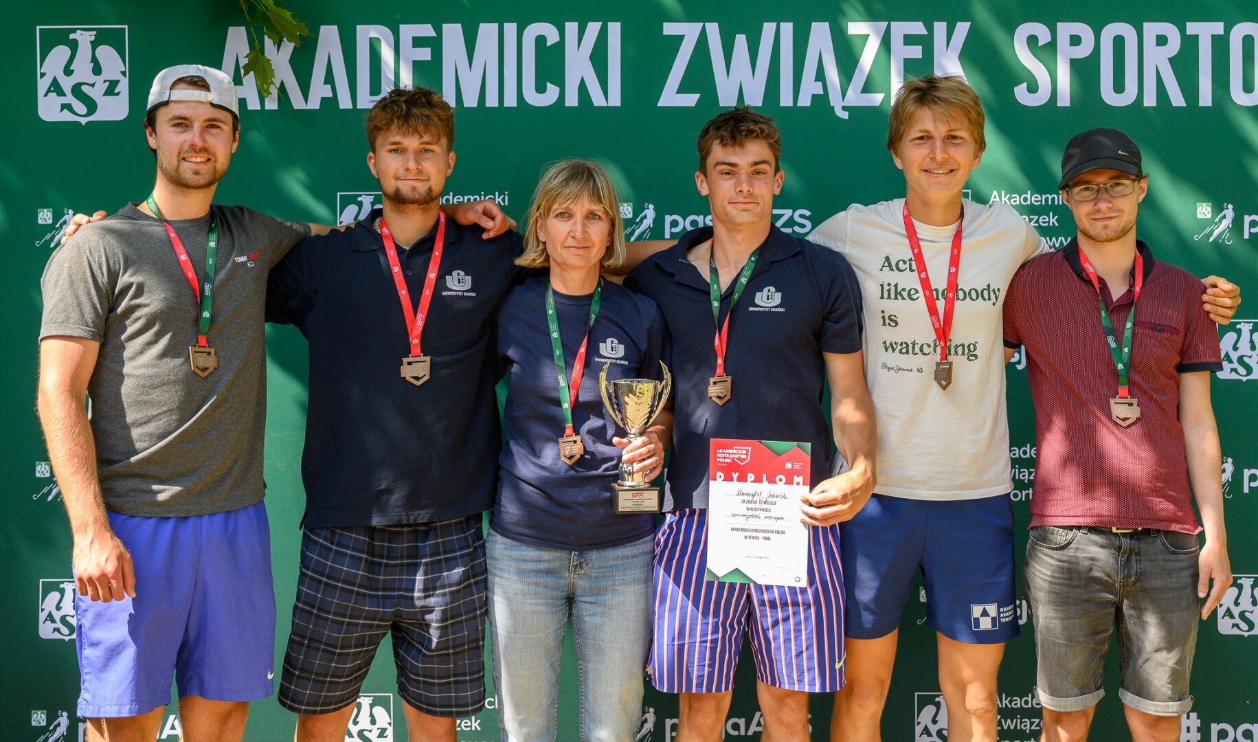 Tenis podczas Akademickich Mistrzostw Polski
