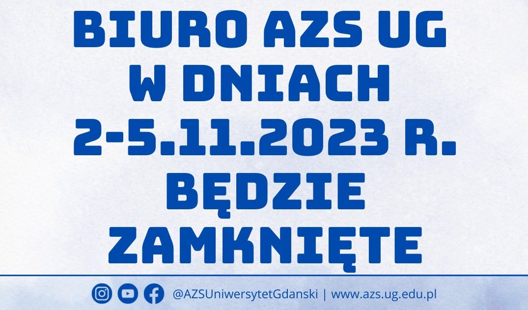 Biuro zamknięte