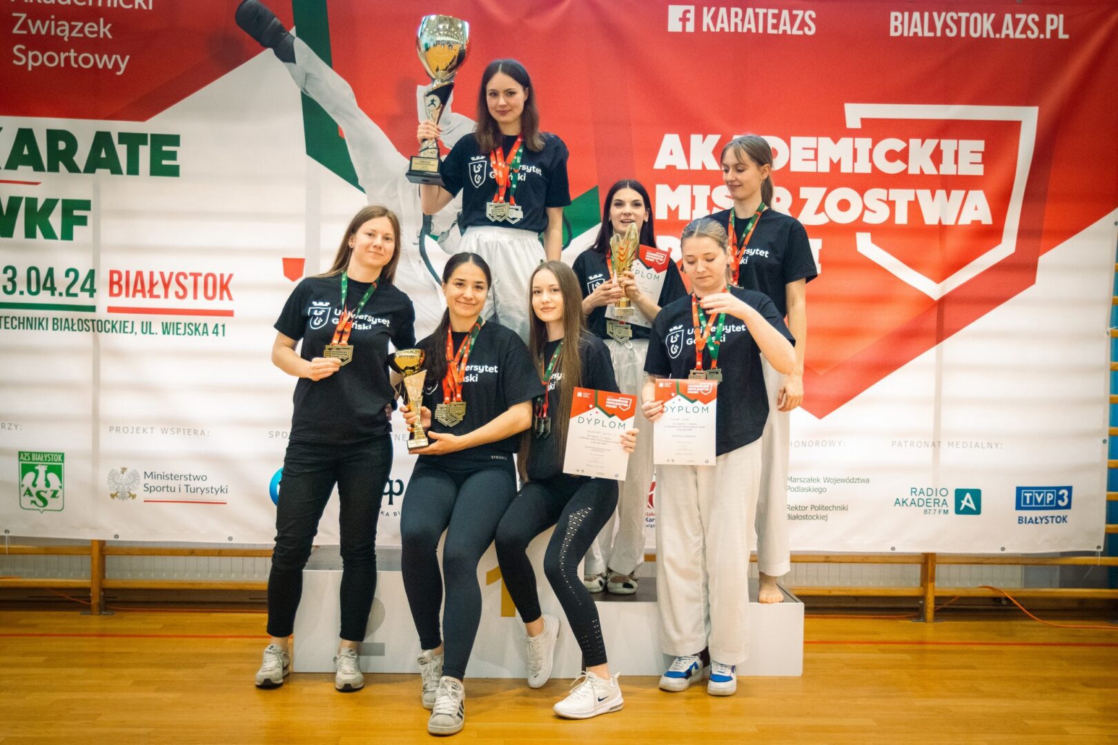 Karate wkf – złoto i srebro dla Uniwersytetu Gdańskiego!